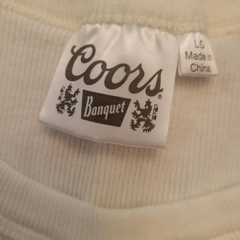 Coors Cream Graphic Muscle Tank Top - Picture 4 of 4